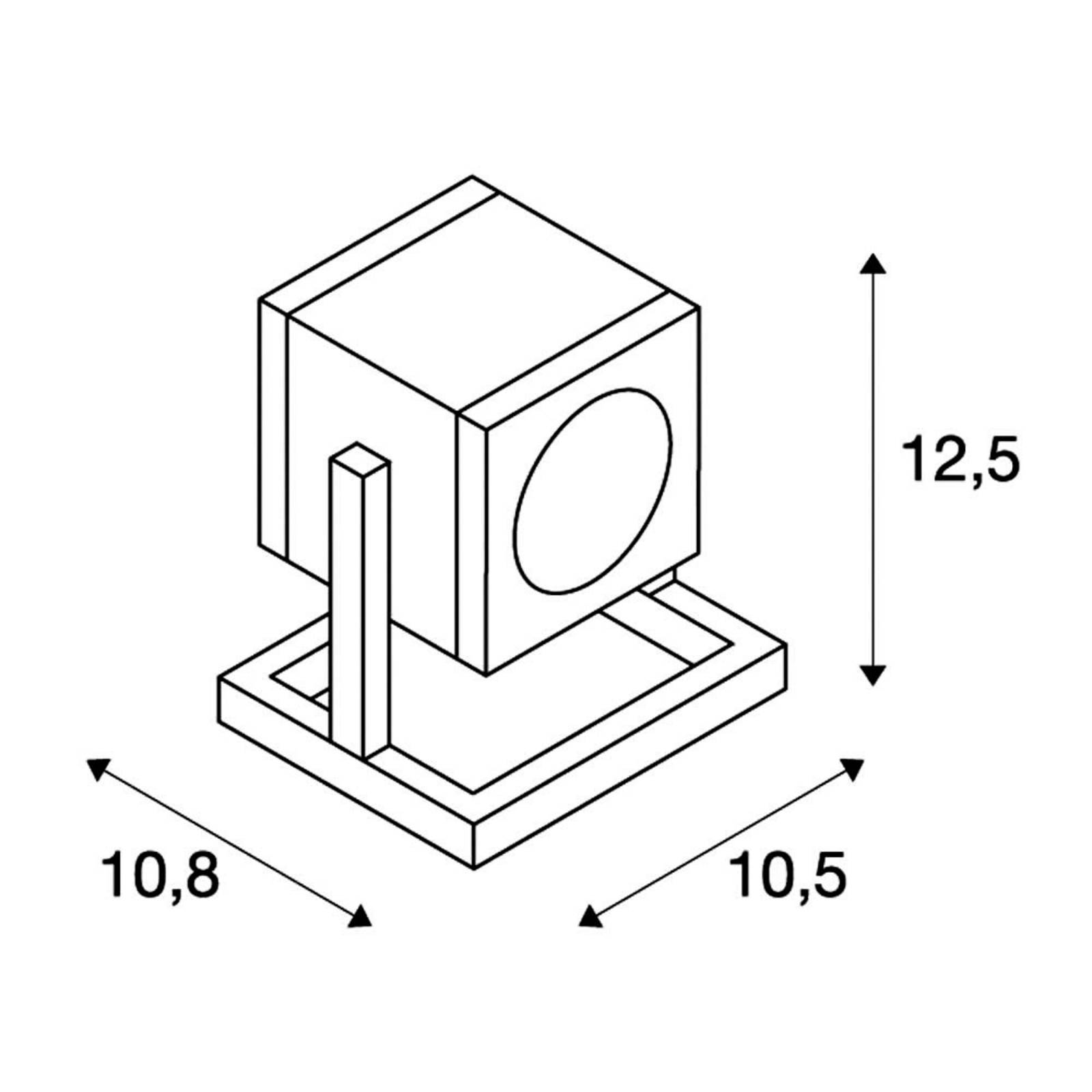 SLV Cubix I projecteur d’extérieur IP44 anthracite