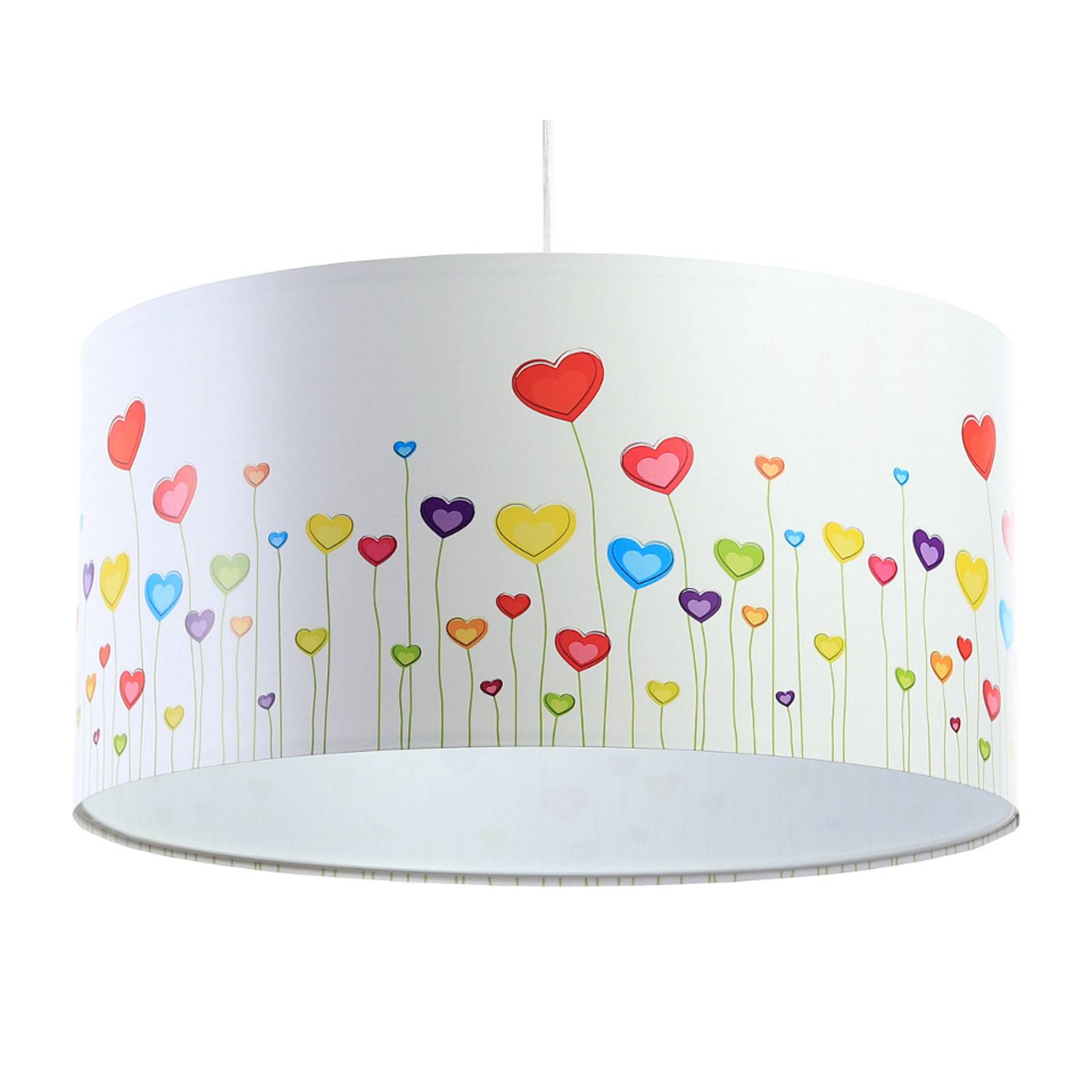 Lampa wisząca dziecięca Hearts