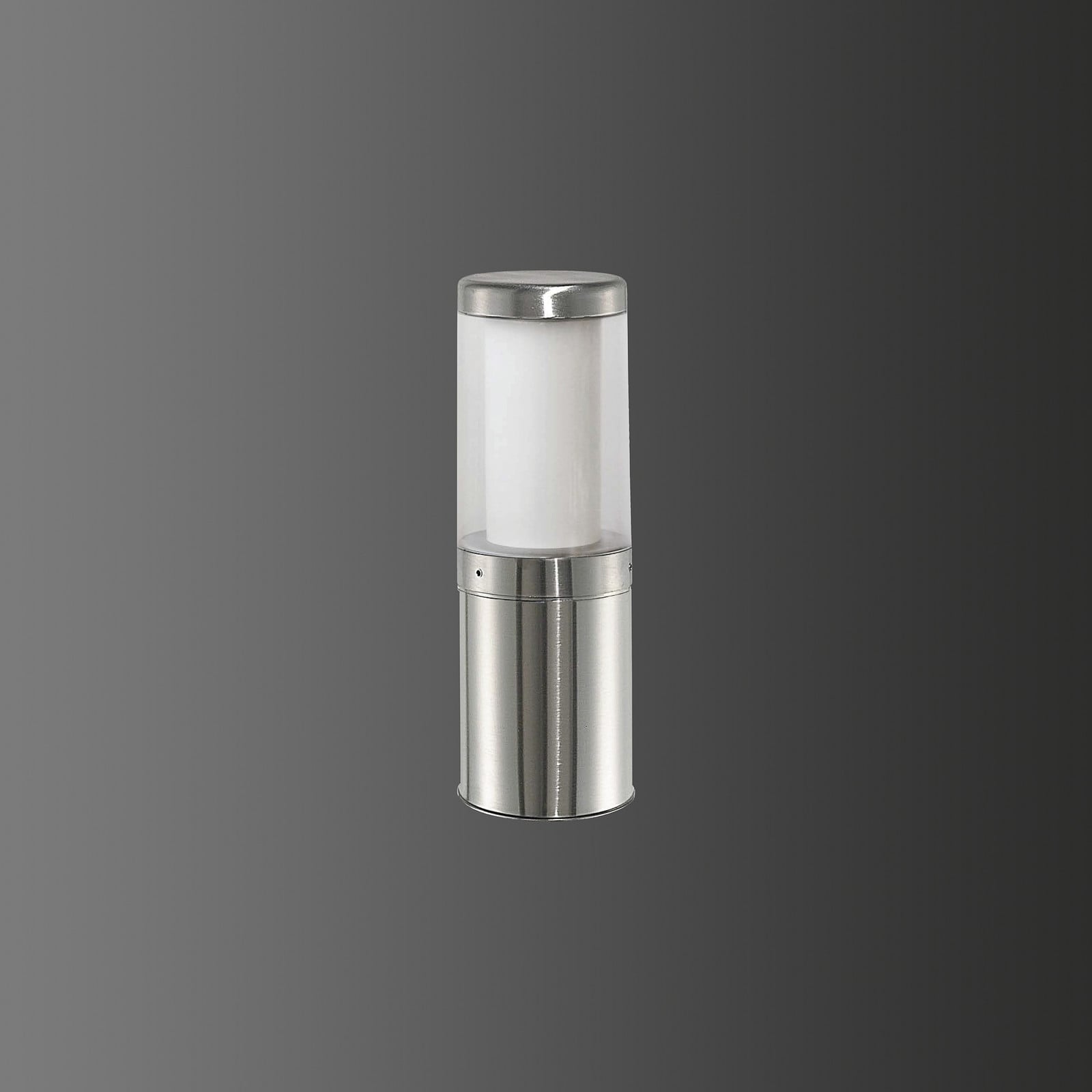 Lcd Aço Inoxidável, Transparente, Opala Candeeiro Pilar 1255, Aço Inoxidável, Resistente À Água Do Mar, 45 Cm