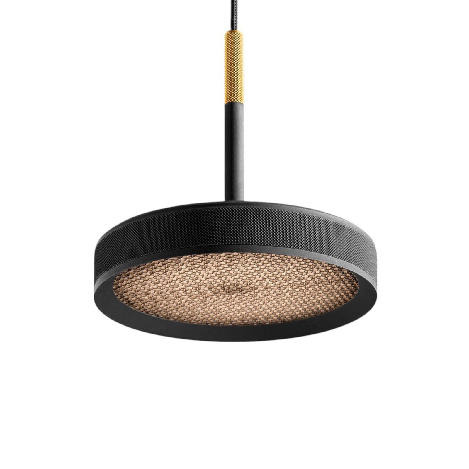 OLEV LED-Hängelampe OVERFLY, schwarz Ø 15 cm, Metall 927 dim