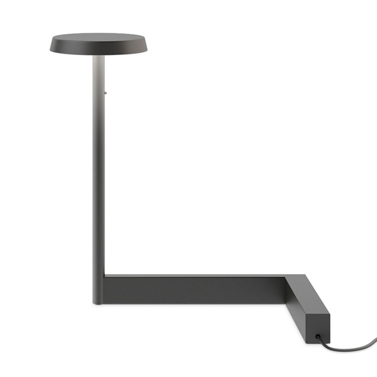 Vibia Flat -LED-pöytälamppu, 30 cm, musta