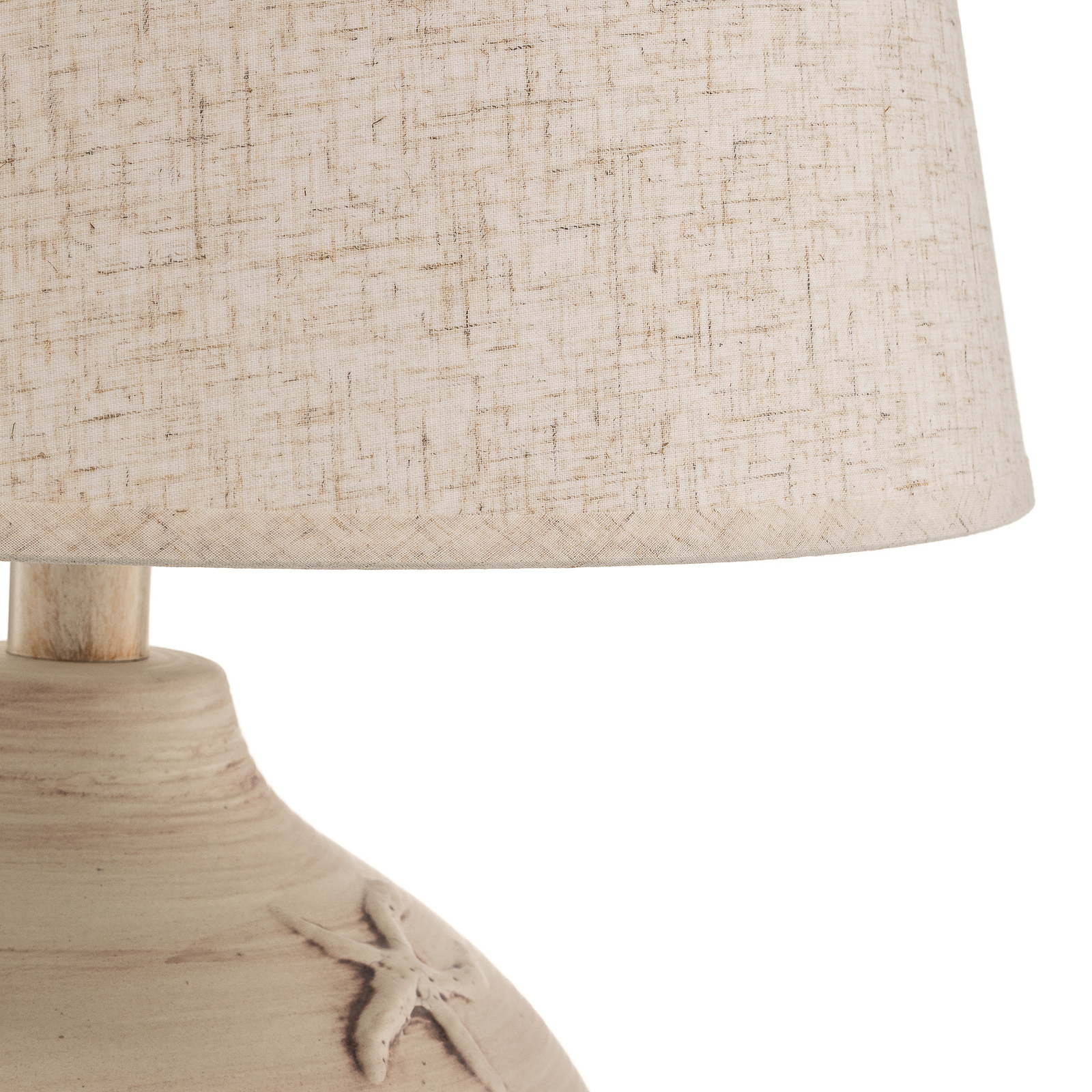 Tafellamp Marina, hoogte 61 cm, zeester-decoratie