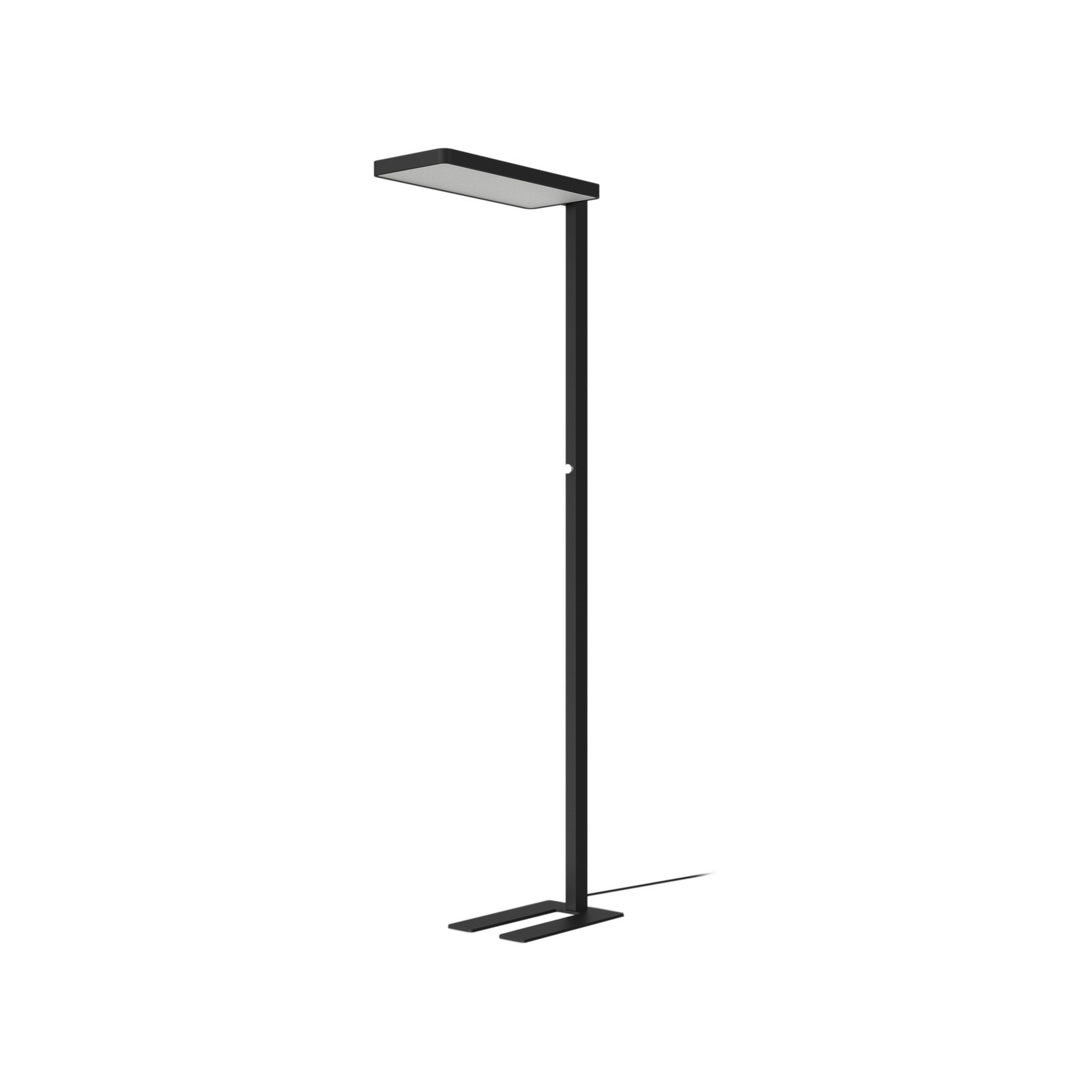 Arcchio LED floor lamp Timon, 54W, black, height 195 cm