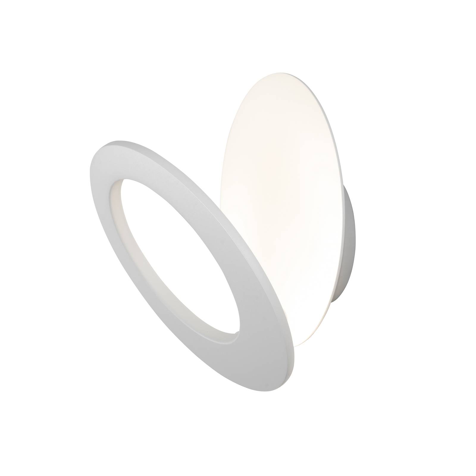 LED-Wandleuchte Toronto, weiß, Ø 26 cm,  Alu, verstellbar