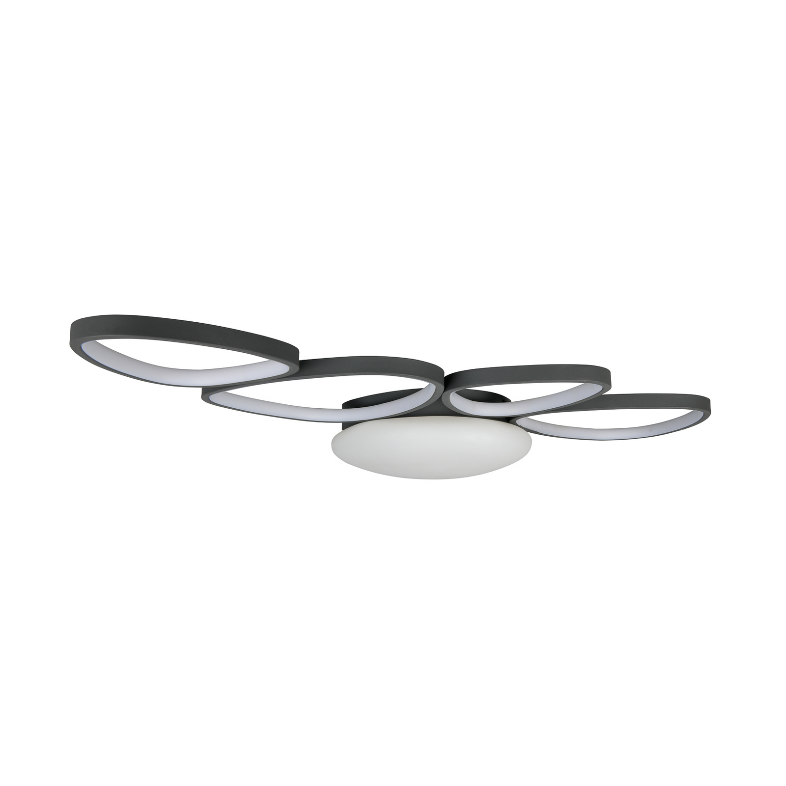LED plafondlamp Amelio, zwart, 102 cm, CCT, afstandsbediening LED plafondlamp Amelio, zwart, 102 cm, CCT, afstandsbediening