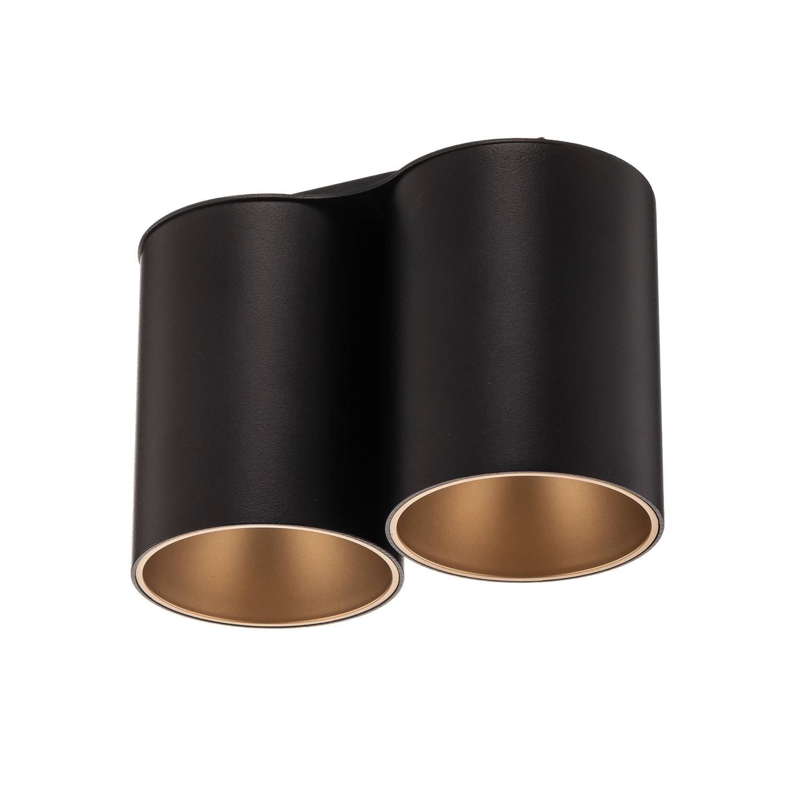 Deckenleuchte Eye Tone II, schwarz/gold