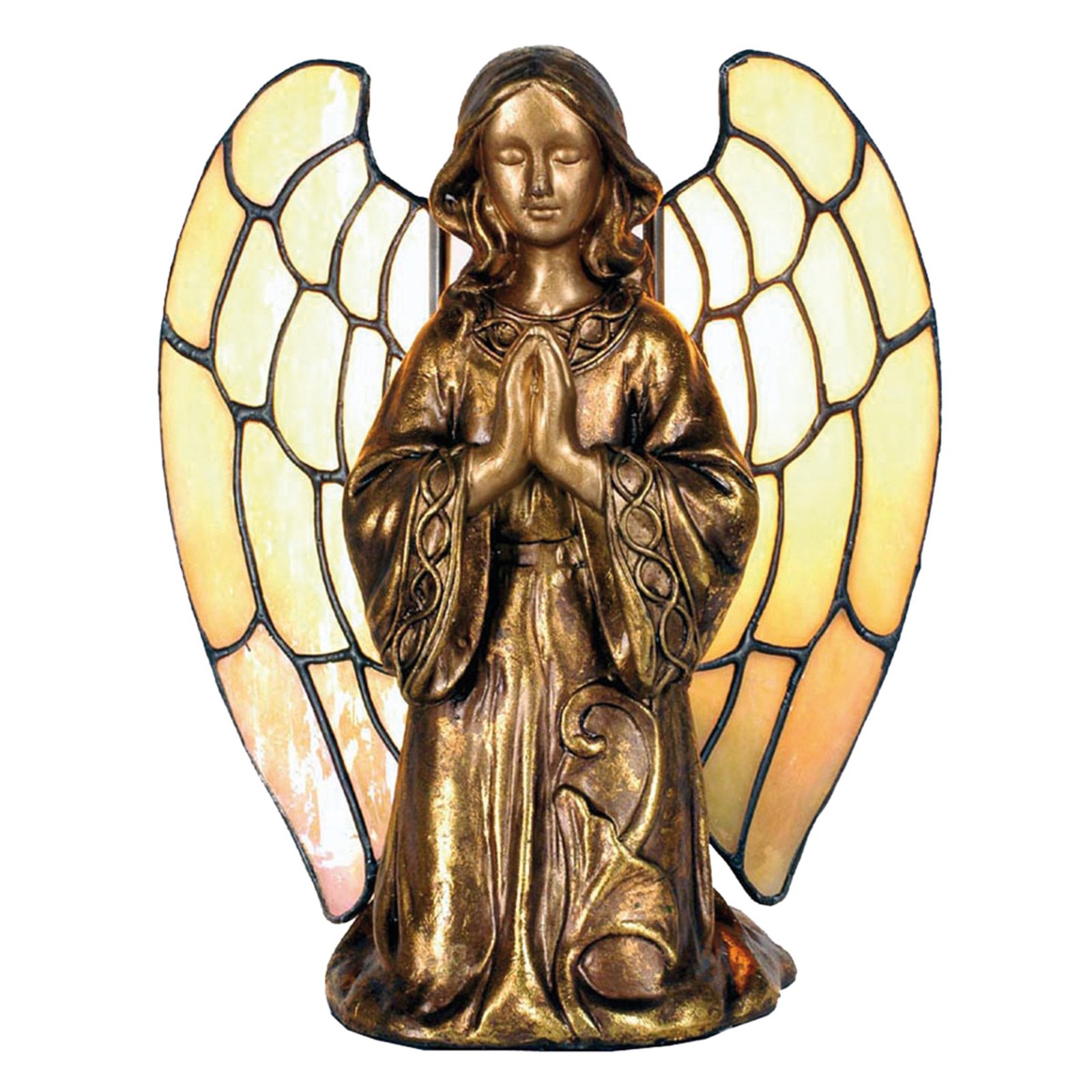 Stolna lampa anđeo u Tiffany stilu