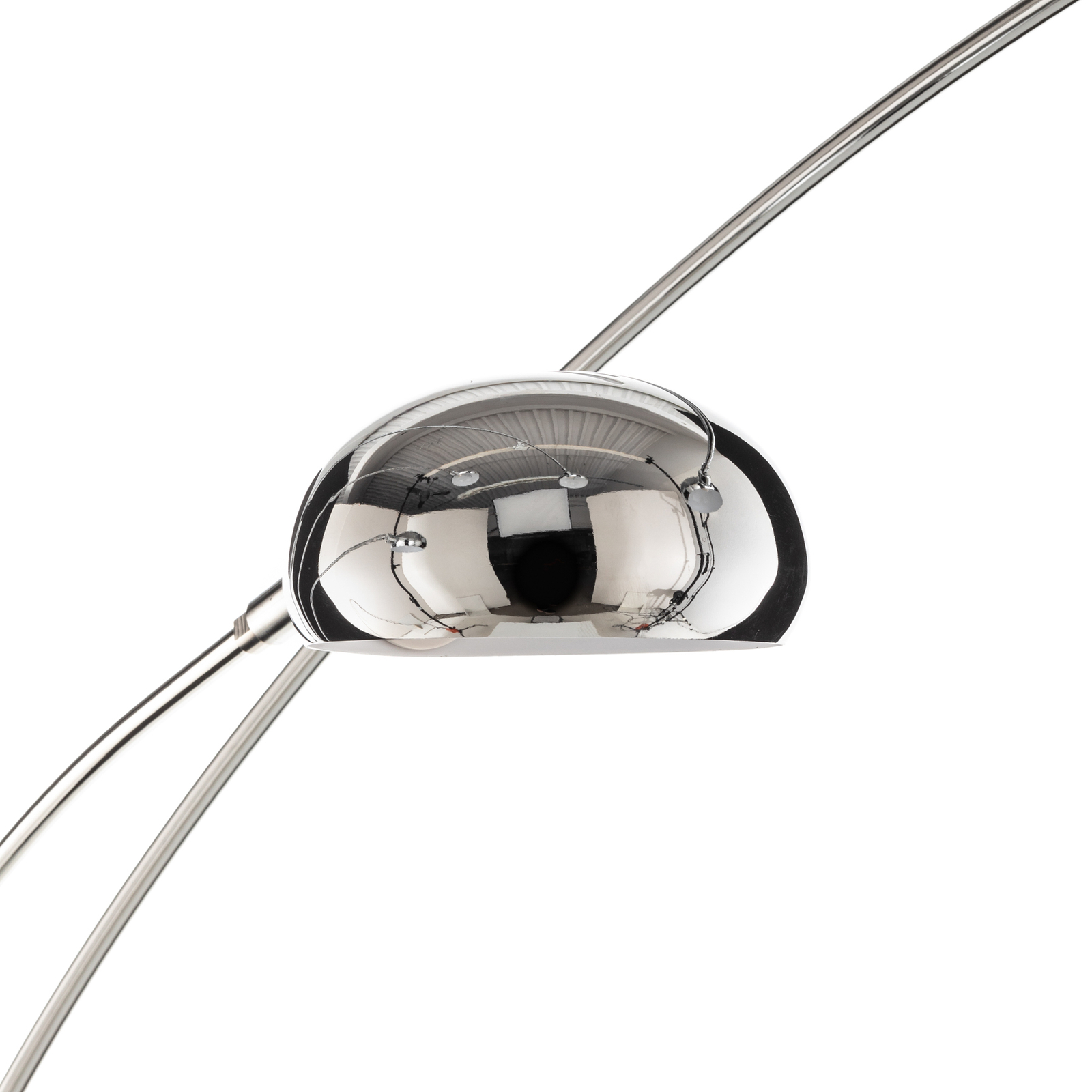 Lindby Sarinio lampadaire pied en marbre, chromé