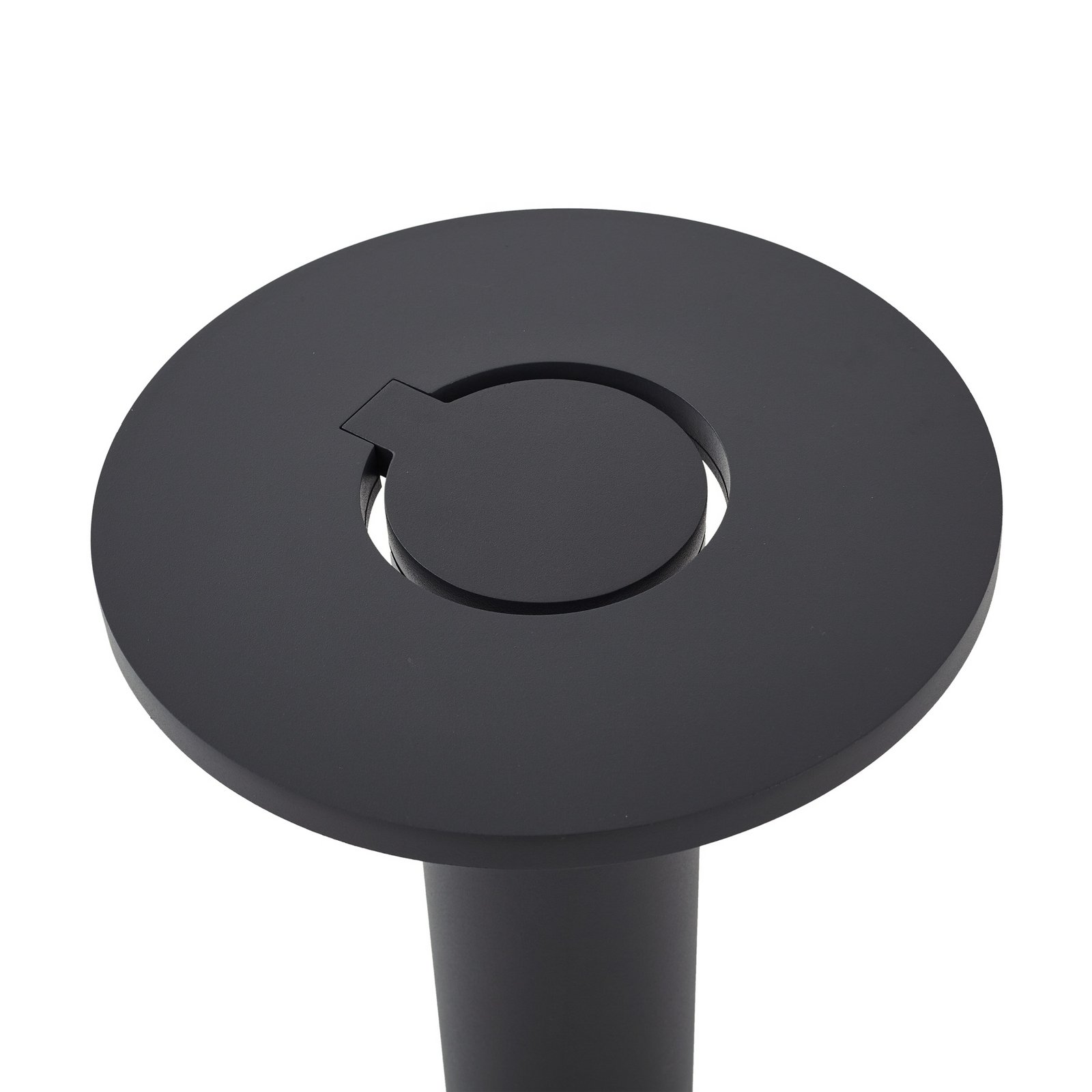 Candeeiro de caminho LED Arcchio Tovio, antracite, Ø24cm