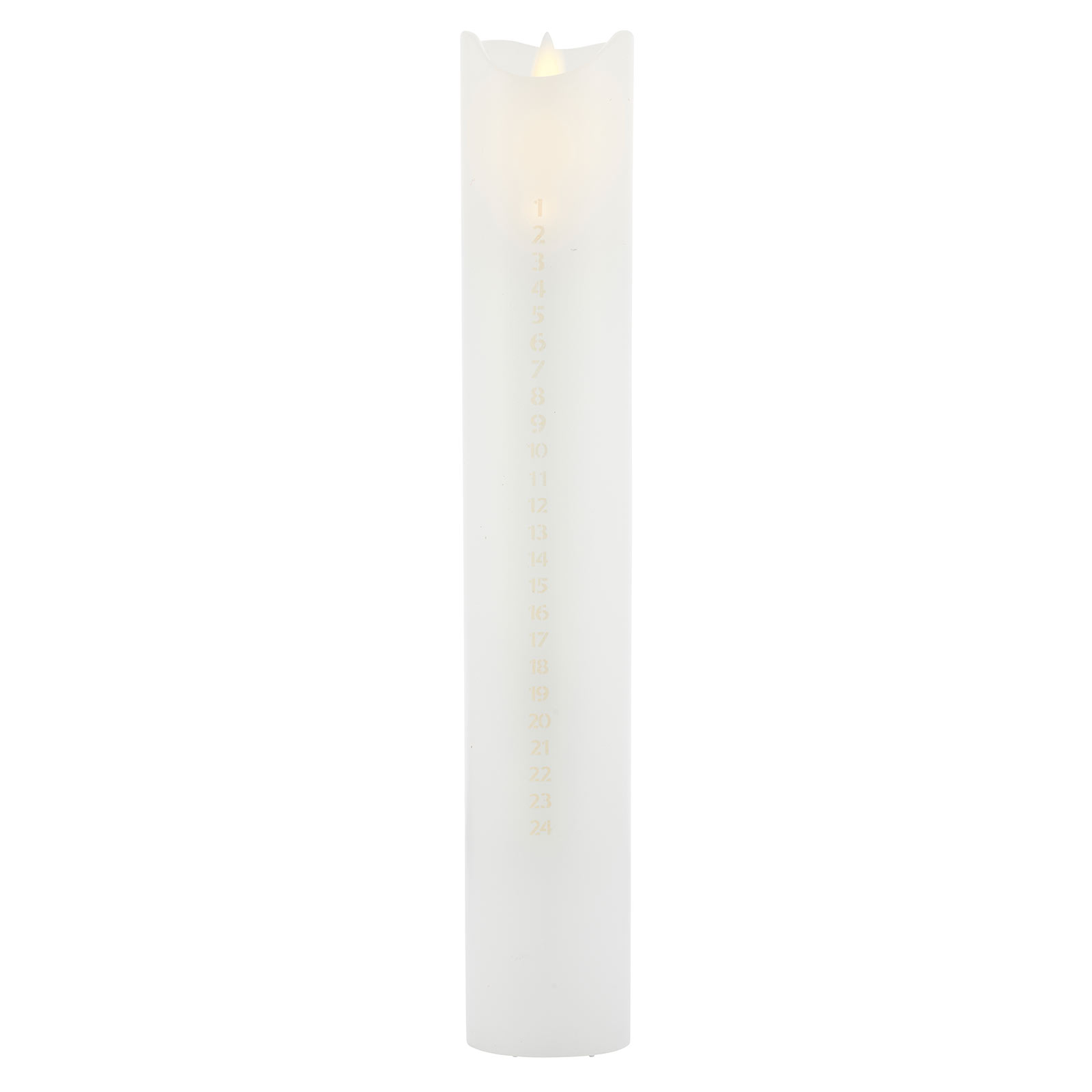 LED-Kerze Sara Calendar Höhe 29 cm