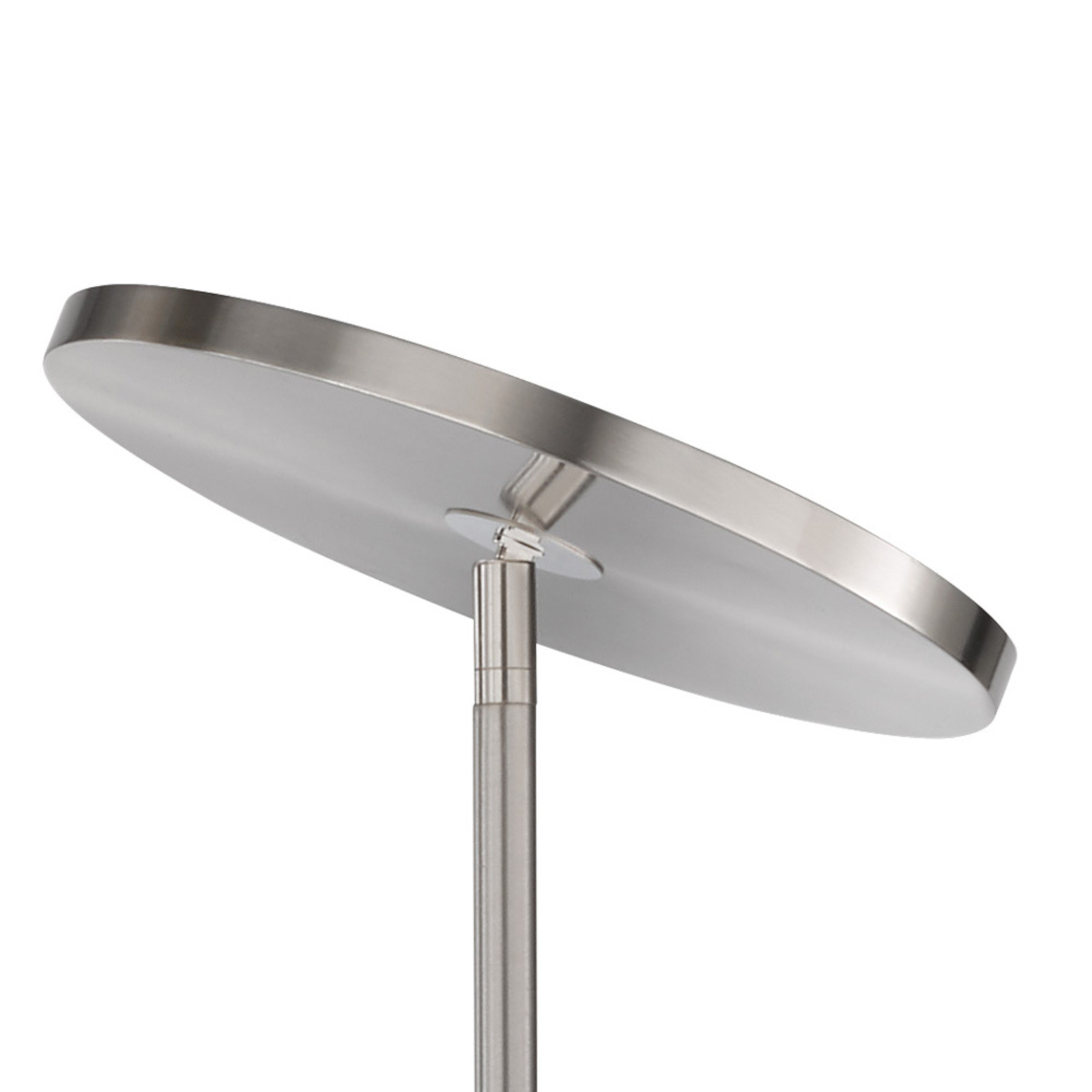 Fabi LED подова лампа от метал, с възможност за димиране, никел