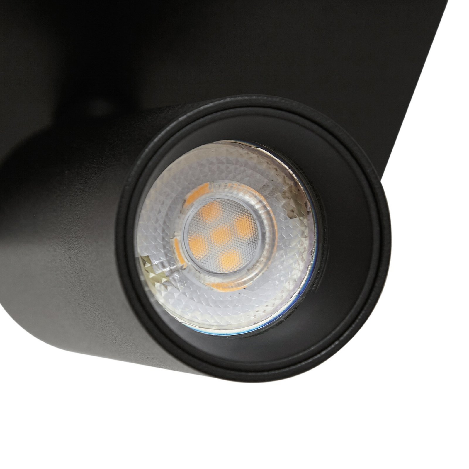 Arcchio Brinja Slim ceiling spotlight, black, 1-bulb GU10 MR11