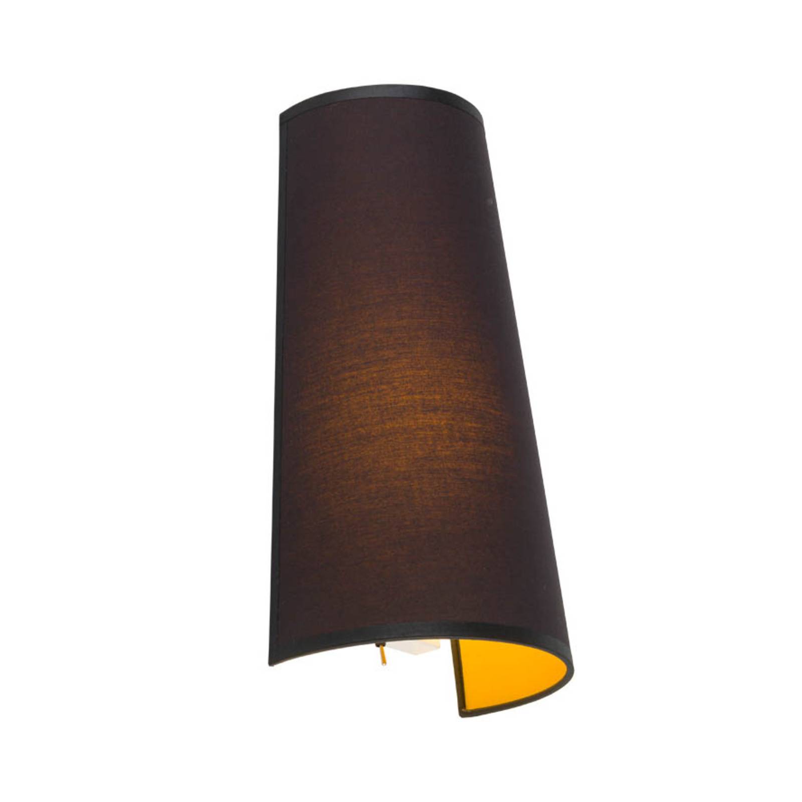 Image of Wandleuchte Faro, schwarz/gold