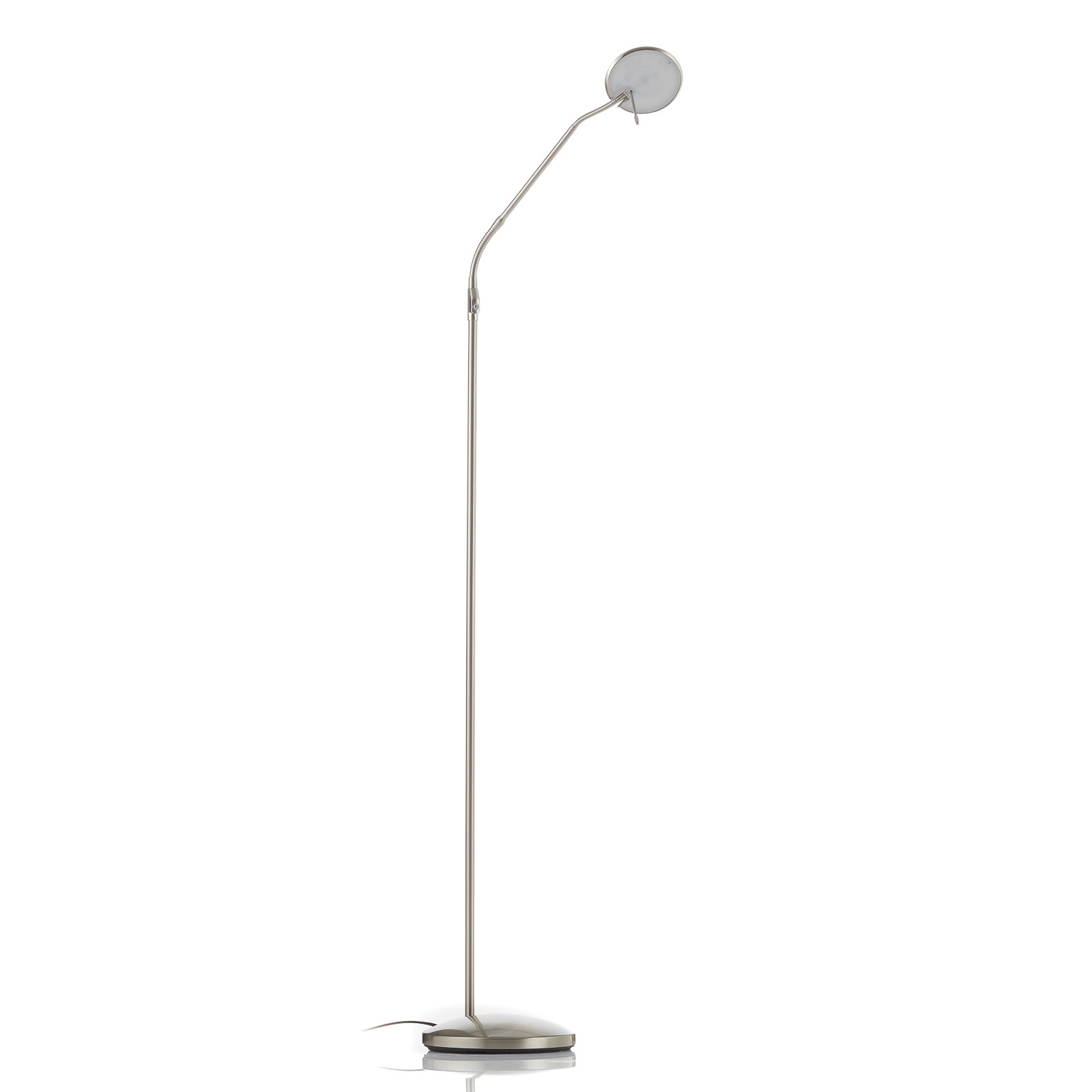 Verstellbare LED-Stehlampe Zenith, Dimmer, stahl
