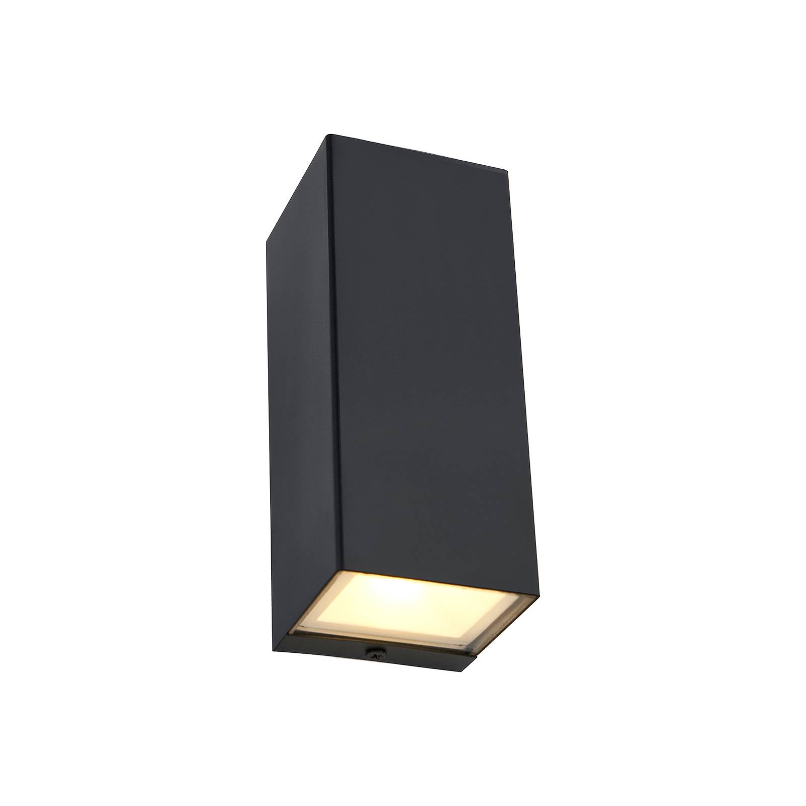 Eco-Light LED-utomhusvägglampa Luca up-/downlight svart