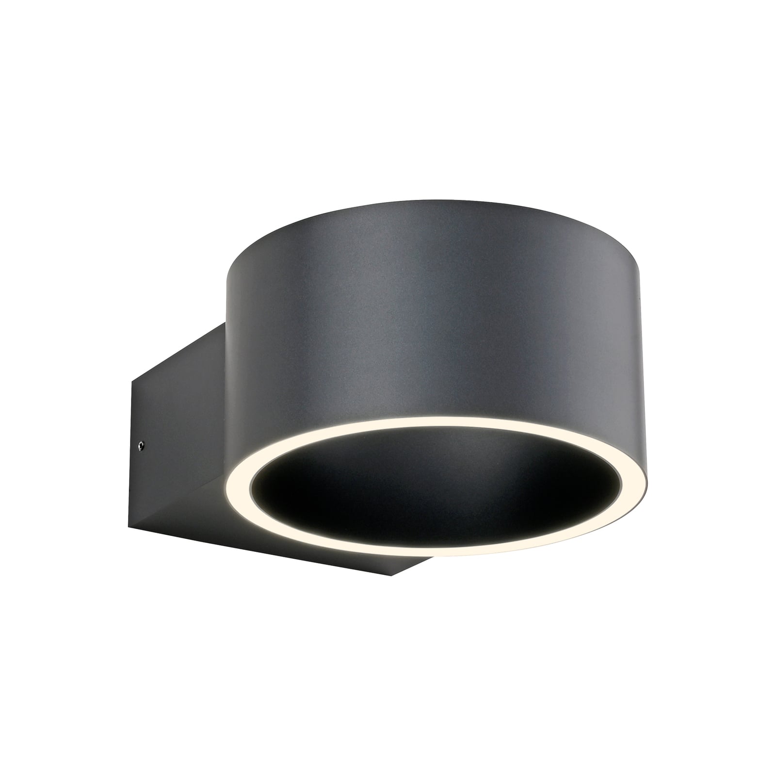 Clipse LED-Wandleuchte, mystic grey, Alu, Ø 15 cm - PURE Clipse LED-Wandleuchte, mystic grey, Alu, Ø 15 cm - PURE