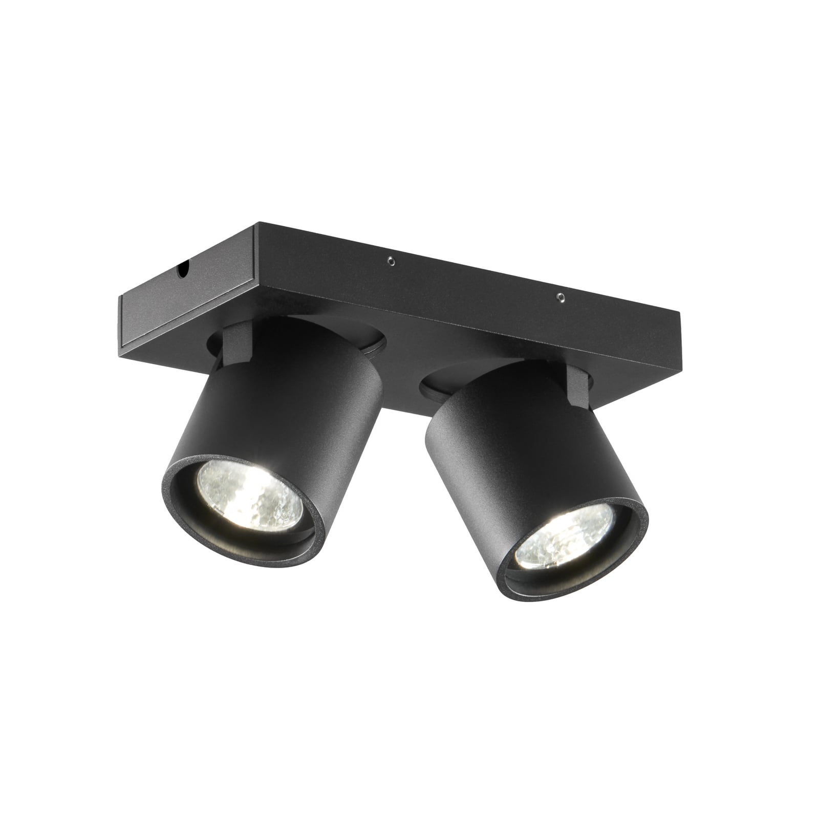 Focus 2 LED-Spot, schwarz, 2-flg., CCT drehbar - Light-Point