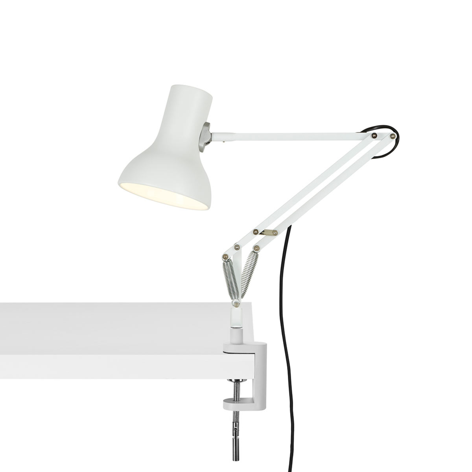 Anglepoise Type 75 Mini lampa z klipsem biała