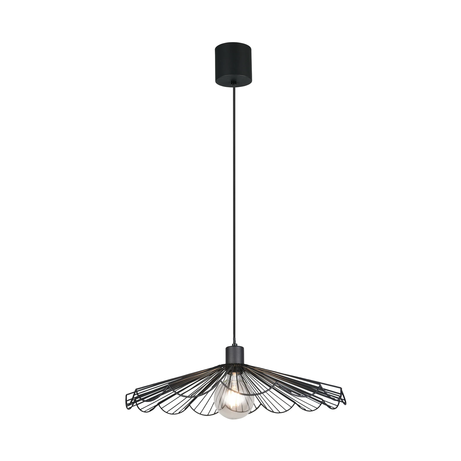 Riippuvalaisin Margarita, Ø 50 cm, musta, E27, metalli