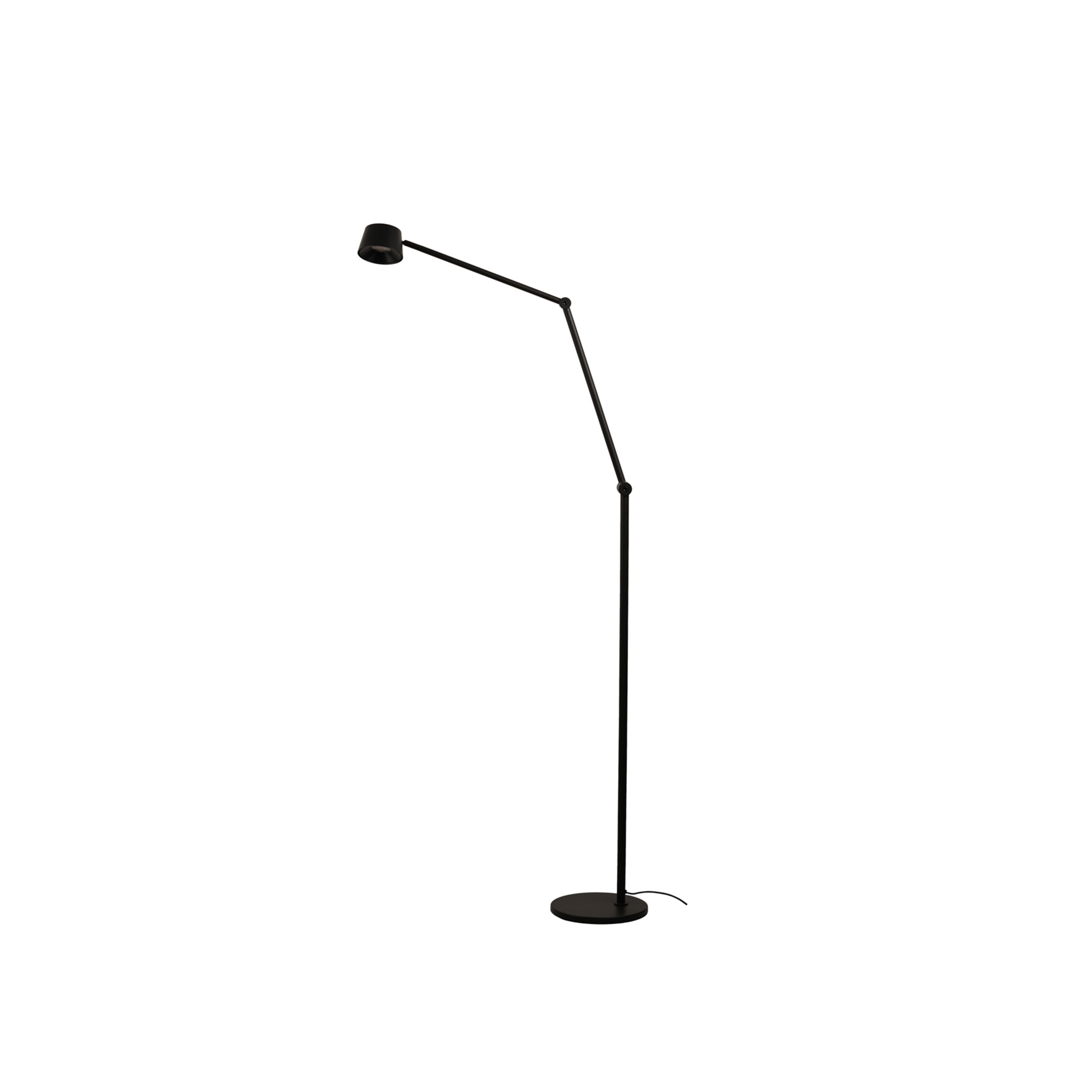 Lampadaire LED Direction F2, noir, hauteur 130 cm - Antidark