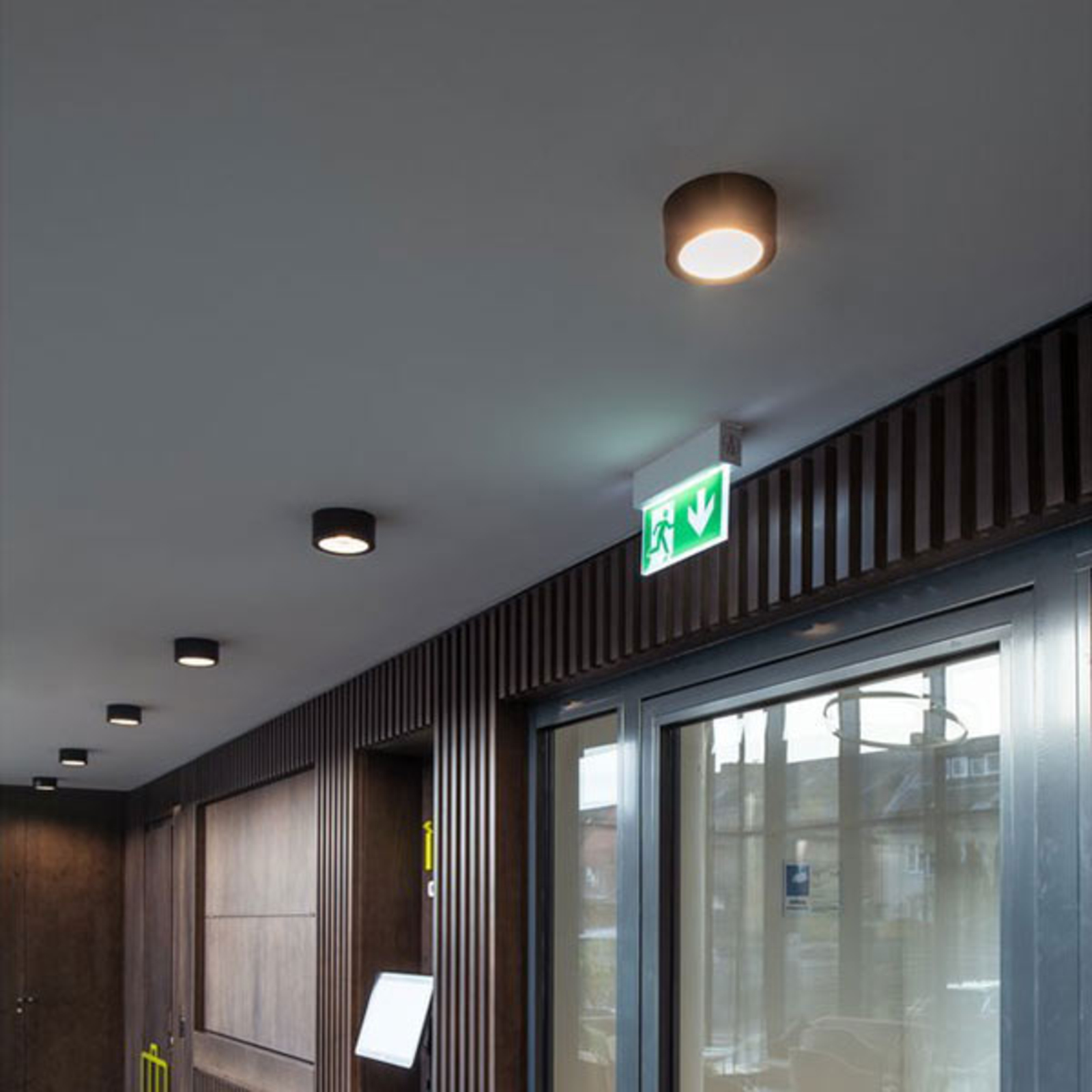 SLV Fera LED-Deckenleuchte, Ø 20 cm, DALI-dimmbar