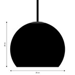 FRANDSEN Hängeleuchte Ball Glass, Ø 25 cm