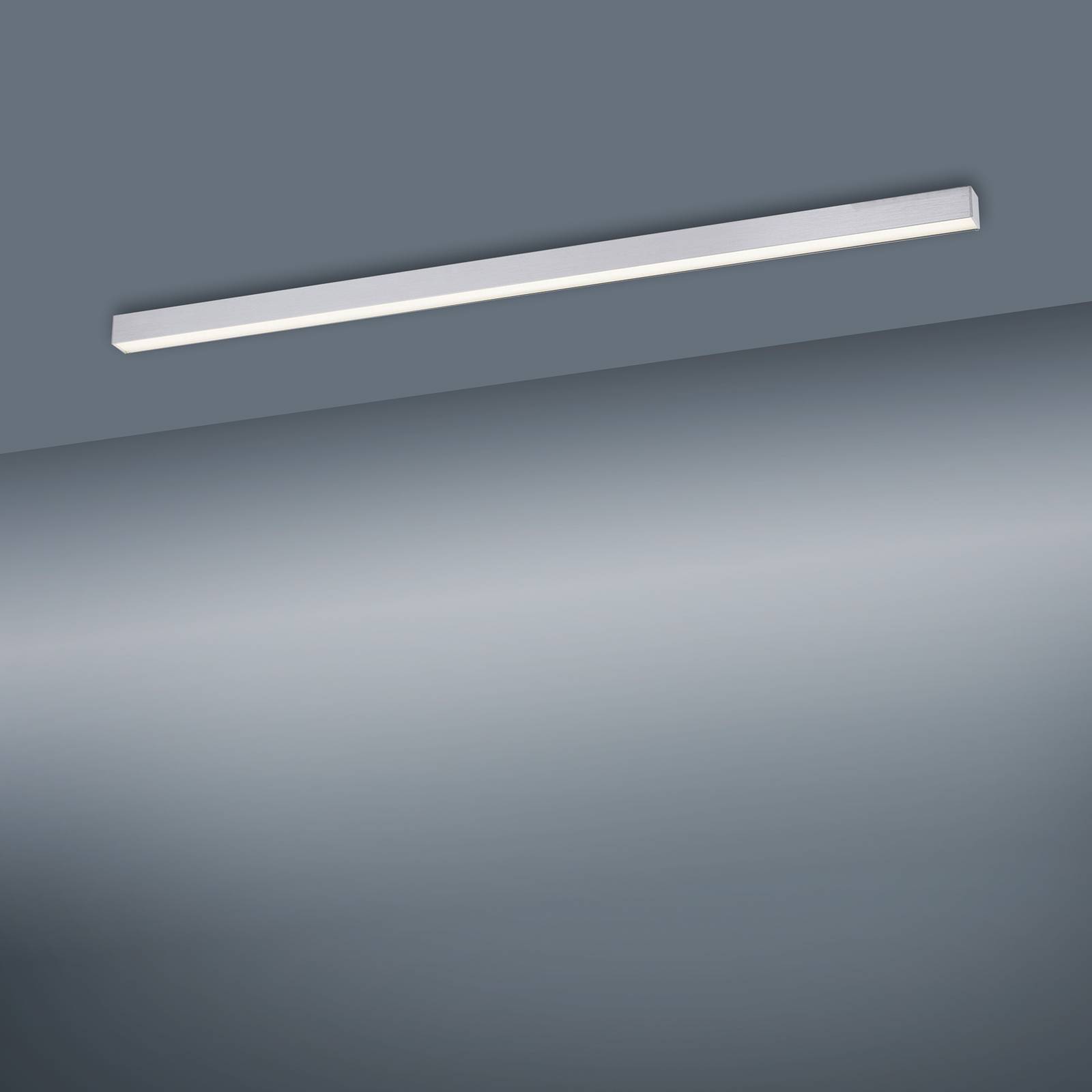 Lampa sufitowa LED PURE Lines, 110 cm, srebrna, CCT, pilot