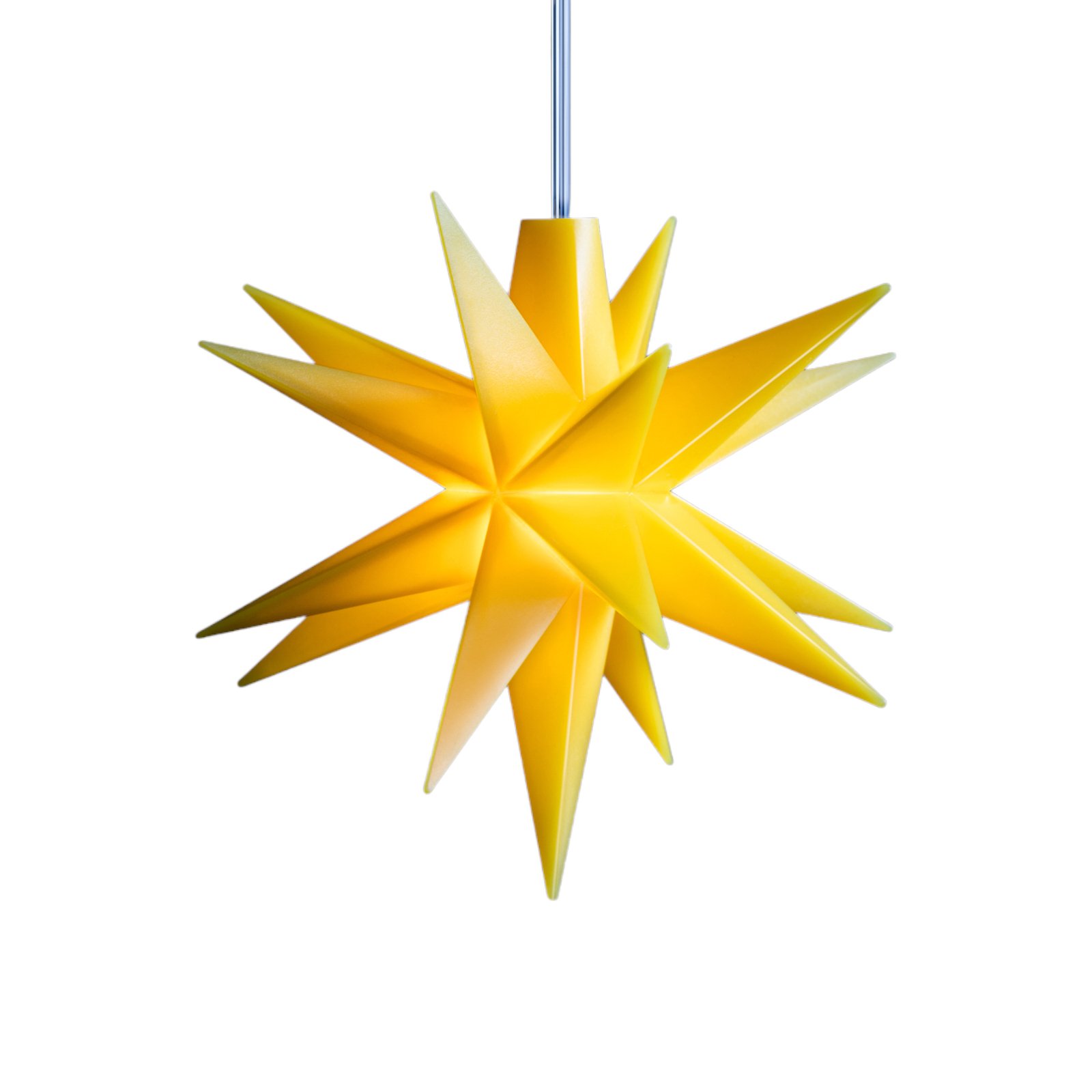 Sterntaler LED ster 18-punten Ø 8 cm geel