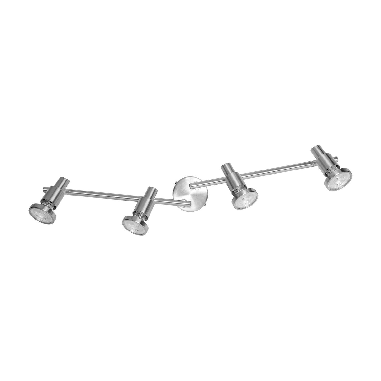 LEDVANCE Niclas LED-Strahler, nickel, 4-flammig