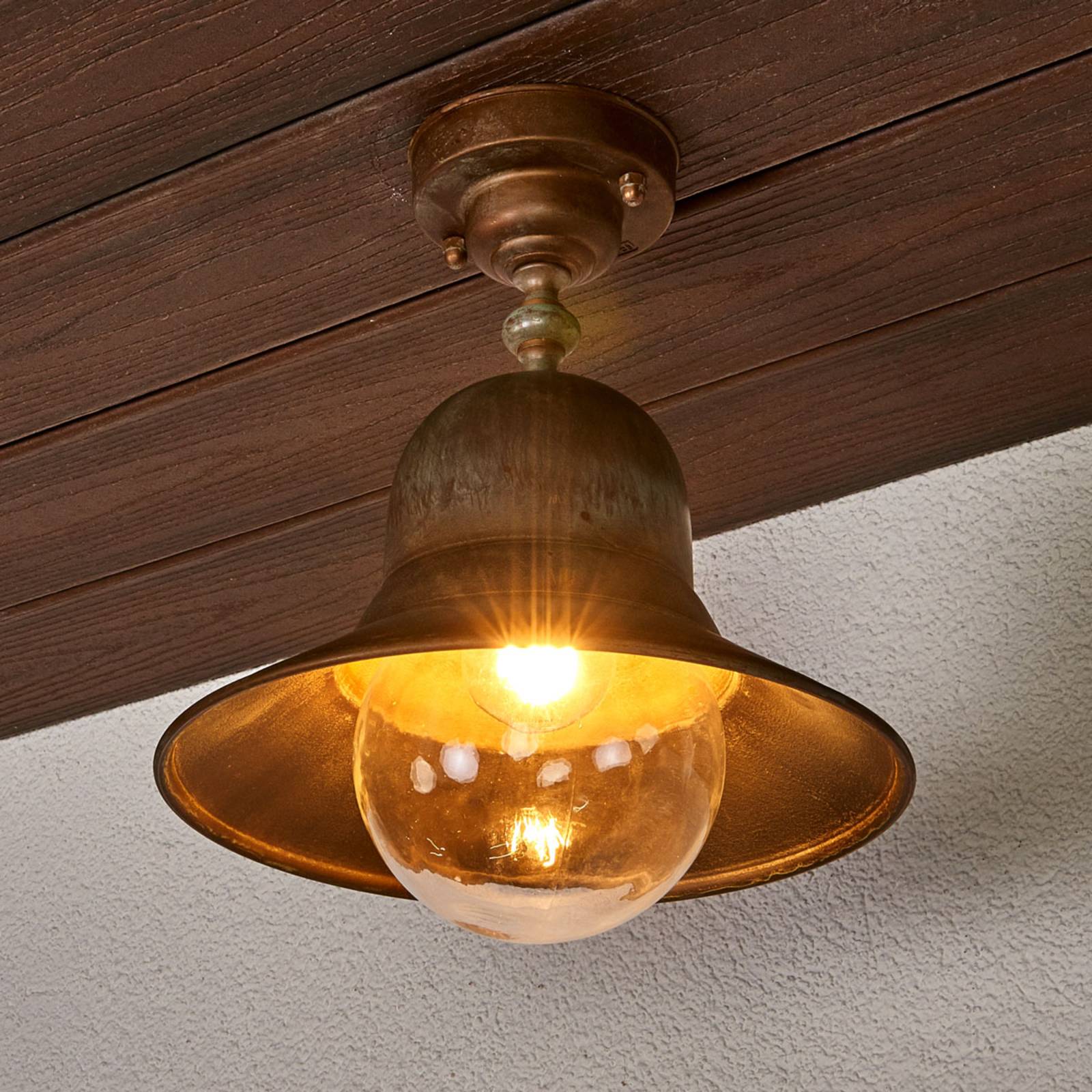 Marquesa taklampe i messing for utendørs bruk