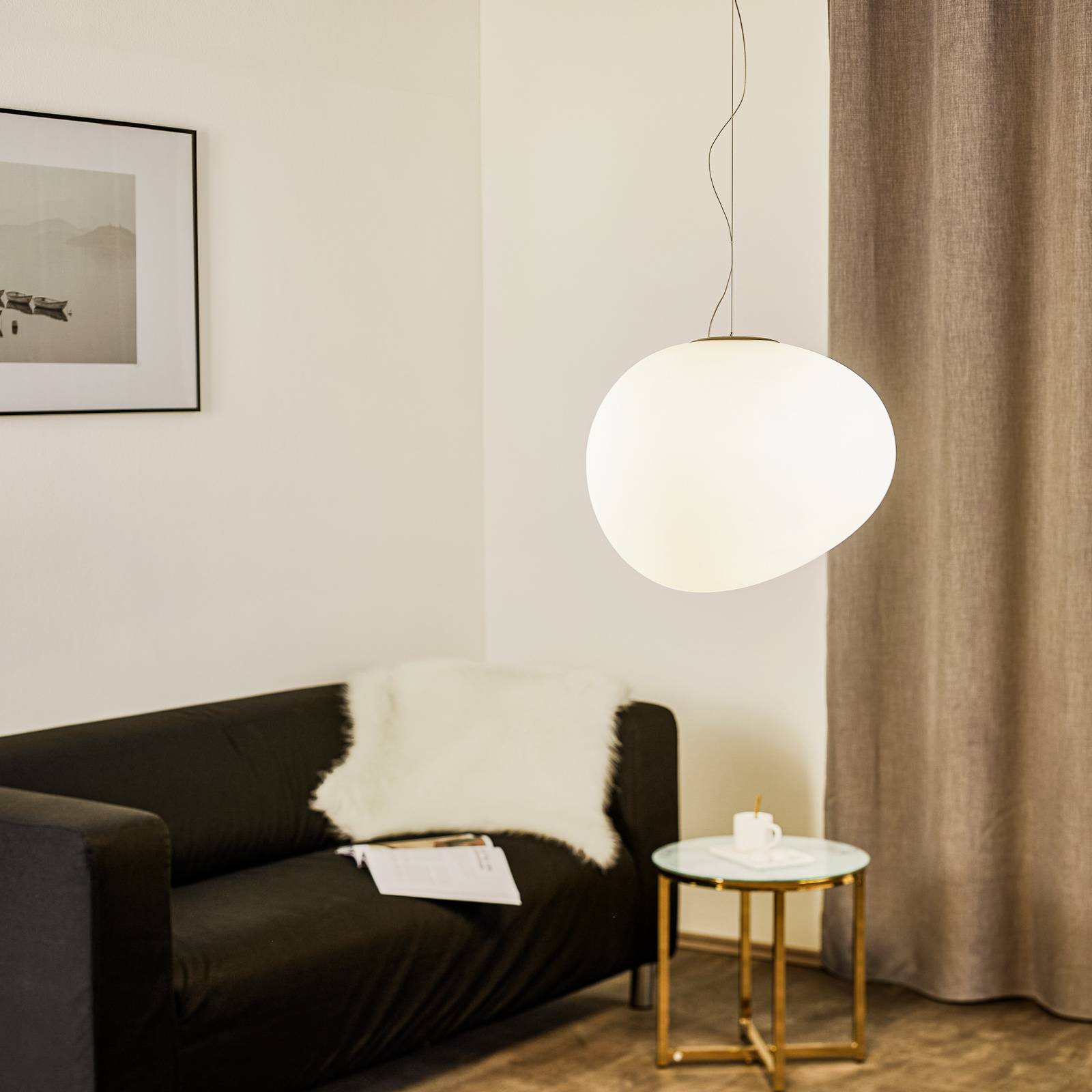 Foscarini MyLight Gregg grande lampa wisząca złota