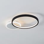 LED ceiling light Gafares, metal, 41 cm, remote control, CCT