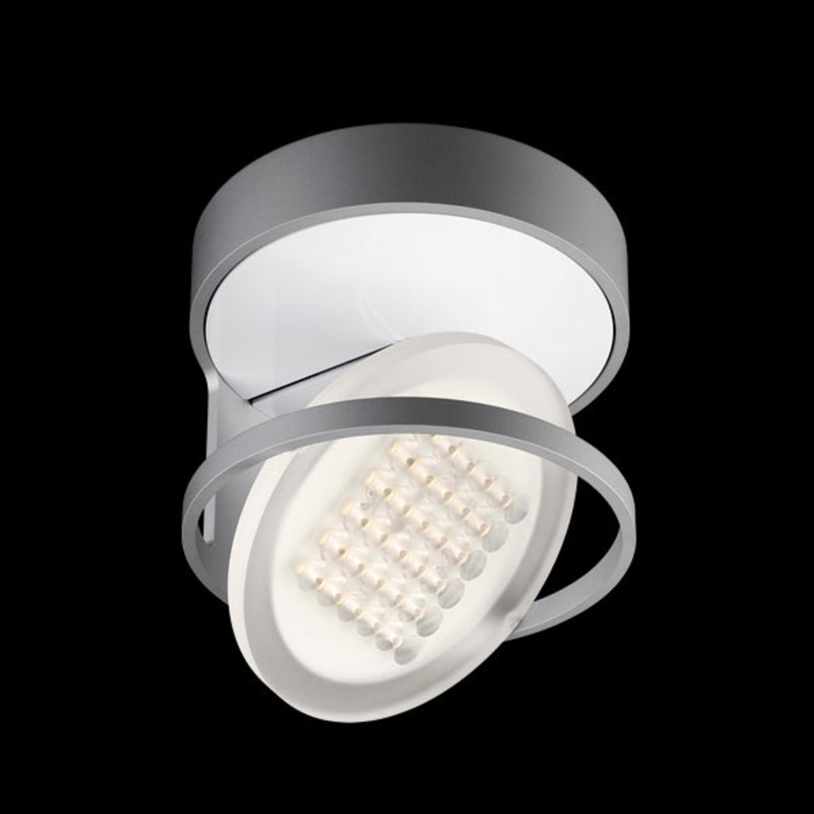 Nimbus Rim R 36 lampa sufitowa LED, srebrny tonic