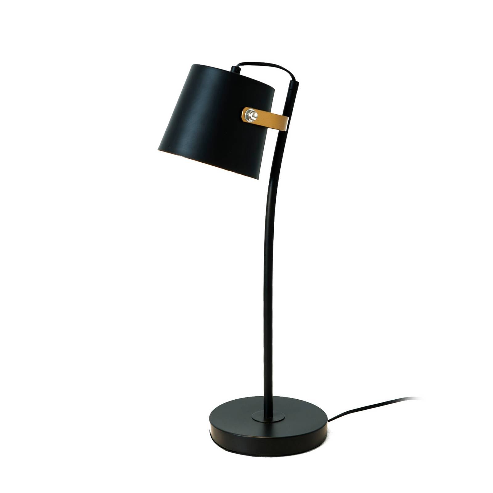 Tischleuchte ESPERTO, schwarz, Höhe 53 cm, Metall, E27
