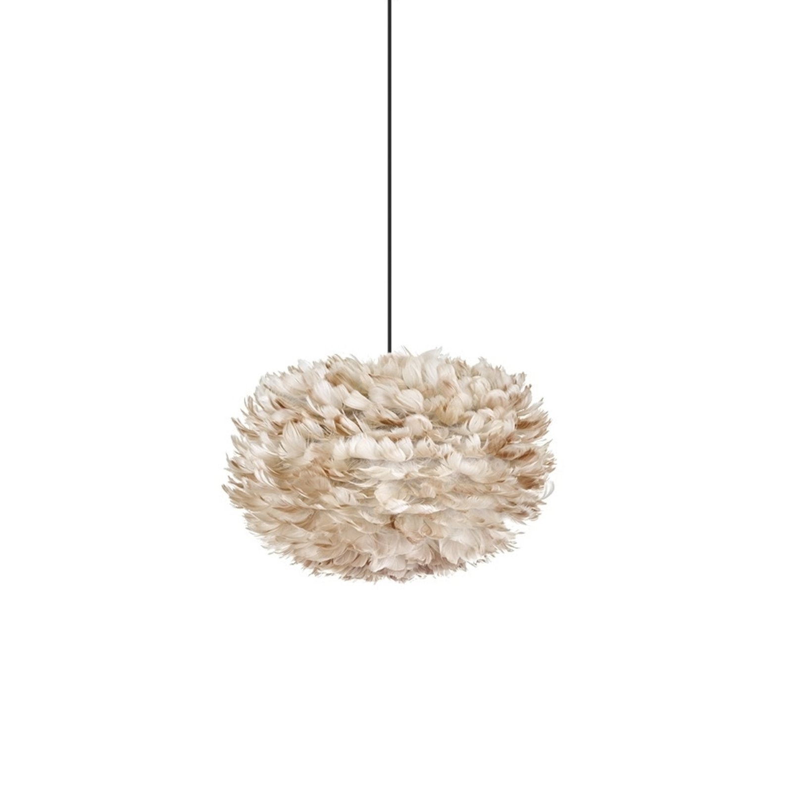 Eos Závěsná Lampa Medium Light Brown/Black - UMAGE