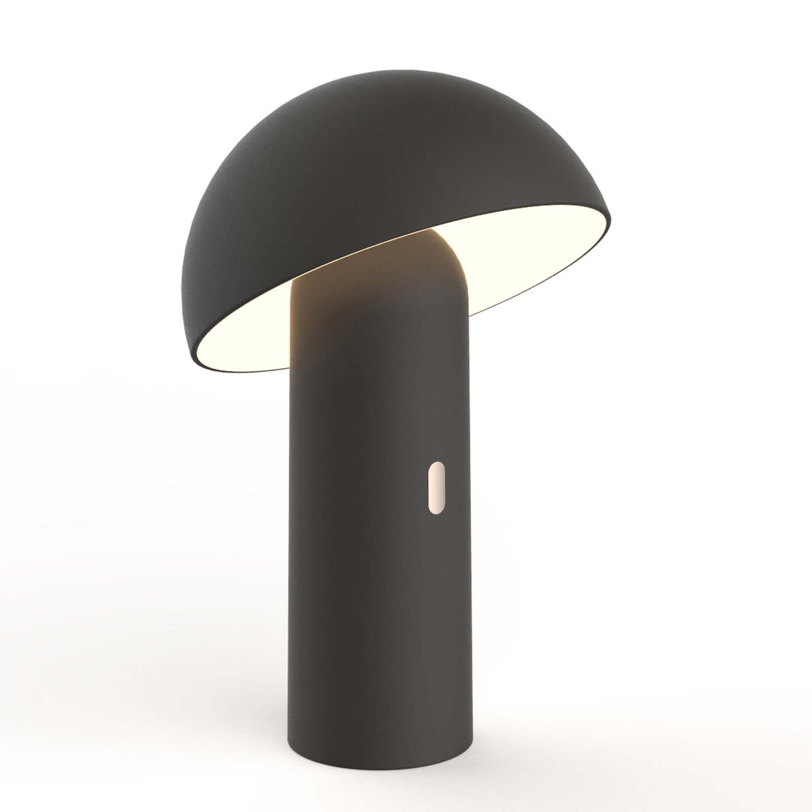 Newgarden Enoki LED-Tischlampe mit Akku, schwarz