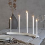 Candelabro Accent, 5 luci, bianco