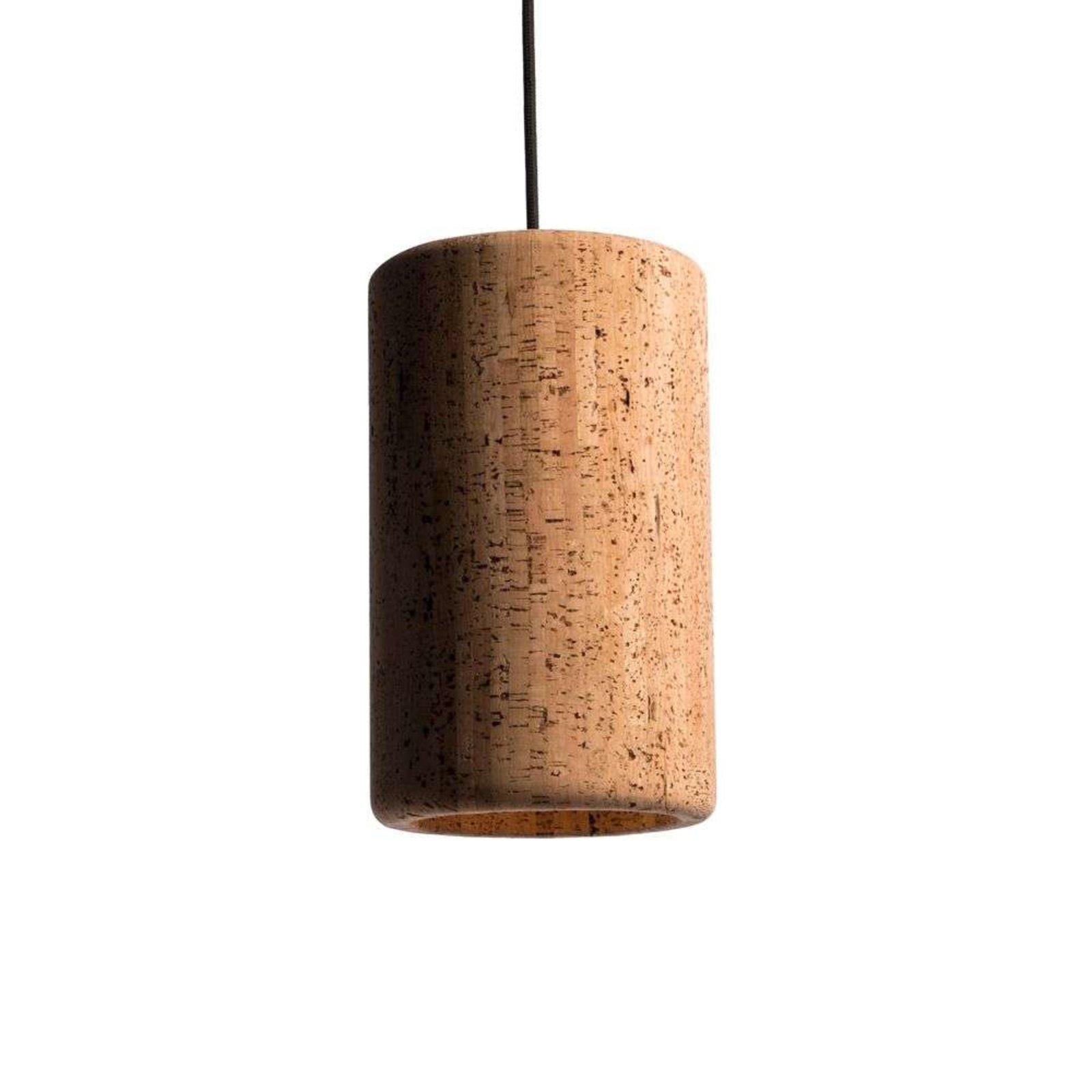 Porto Závěsná Lampa L Ø18 Black/Cork - Belid