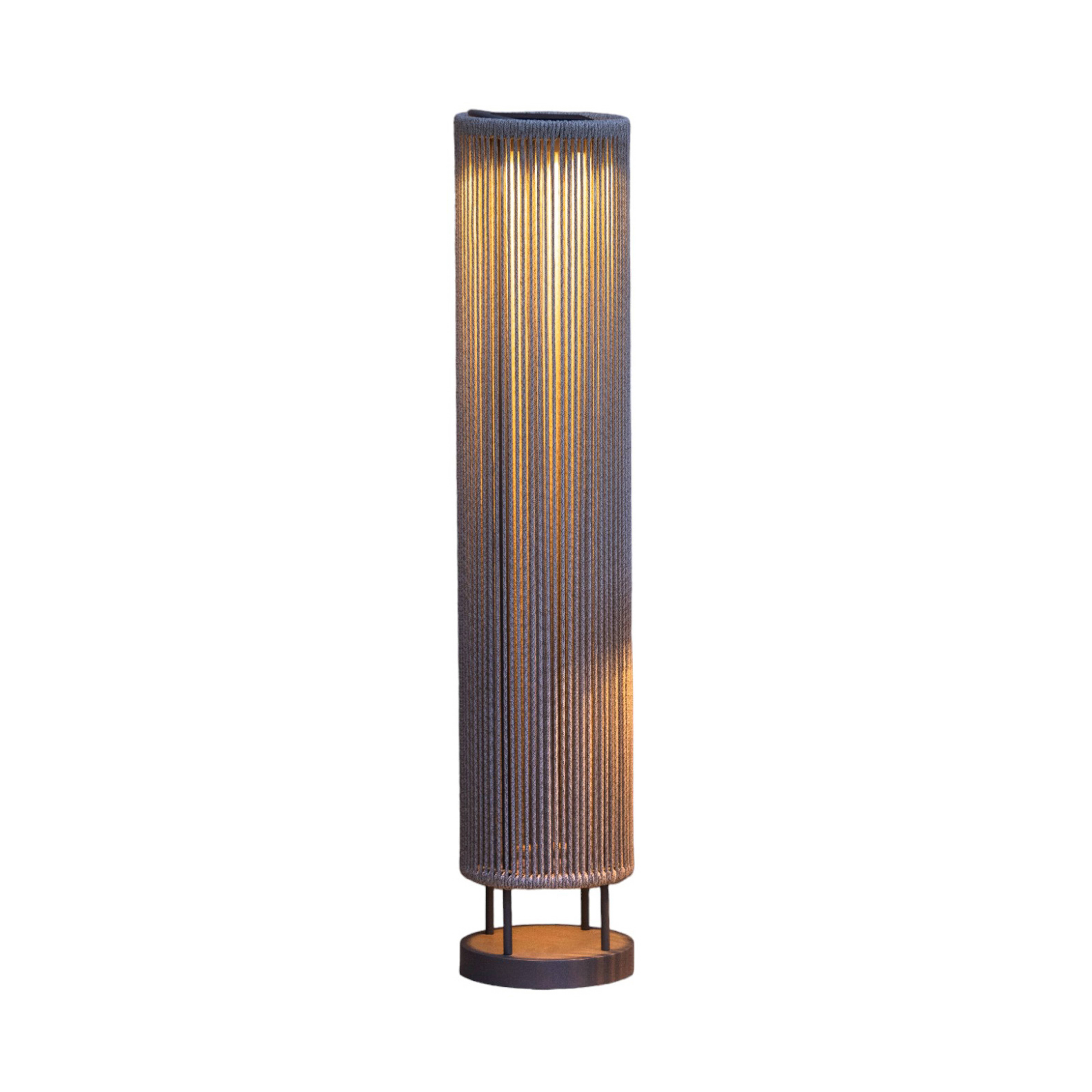 Lámpara de suelo solar LED Rop&Strip altura 120cm, 3.000 K, 500 lm