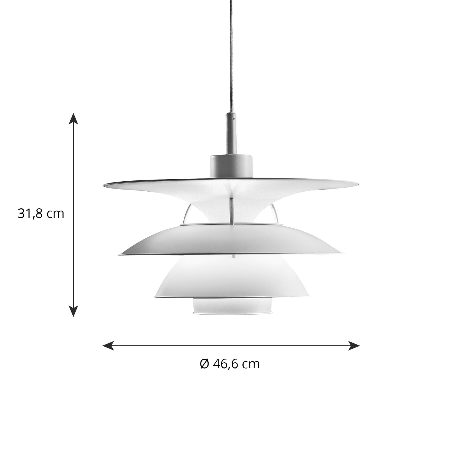 PH 5-4½ Hanglamp White - Louis Poulsen