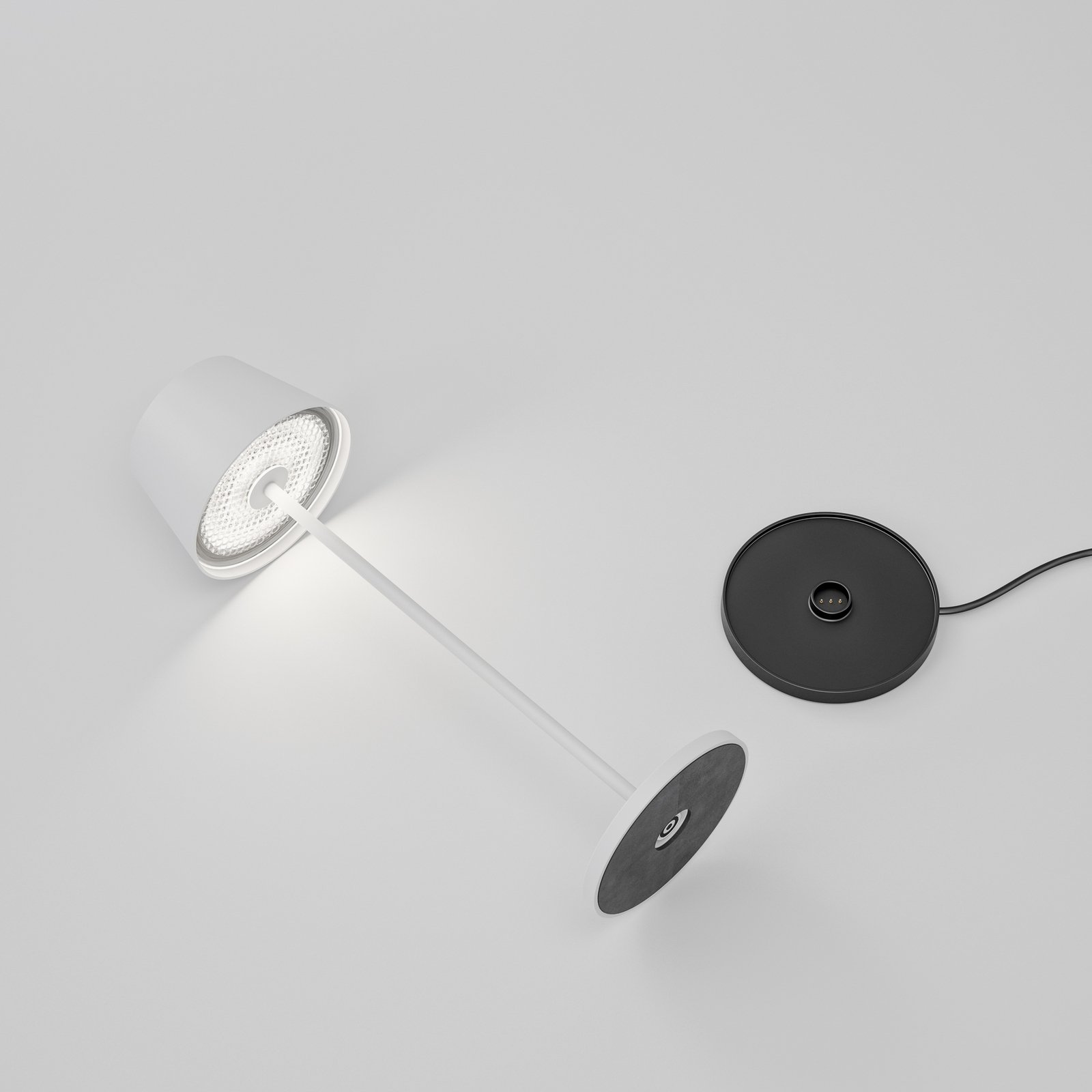 LOOM DESIGN Lampa tarasowa LED Modi, biała