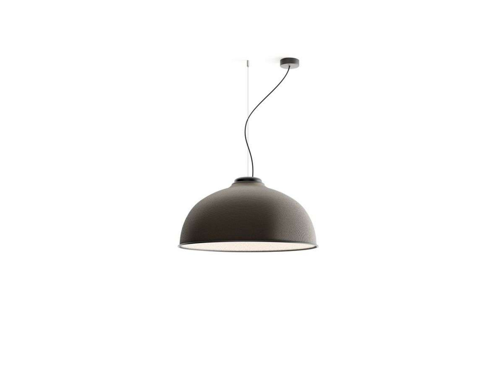 Farel Pendel Dark Grey/White Luceplan - Spisestue - Aluminium