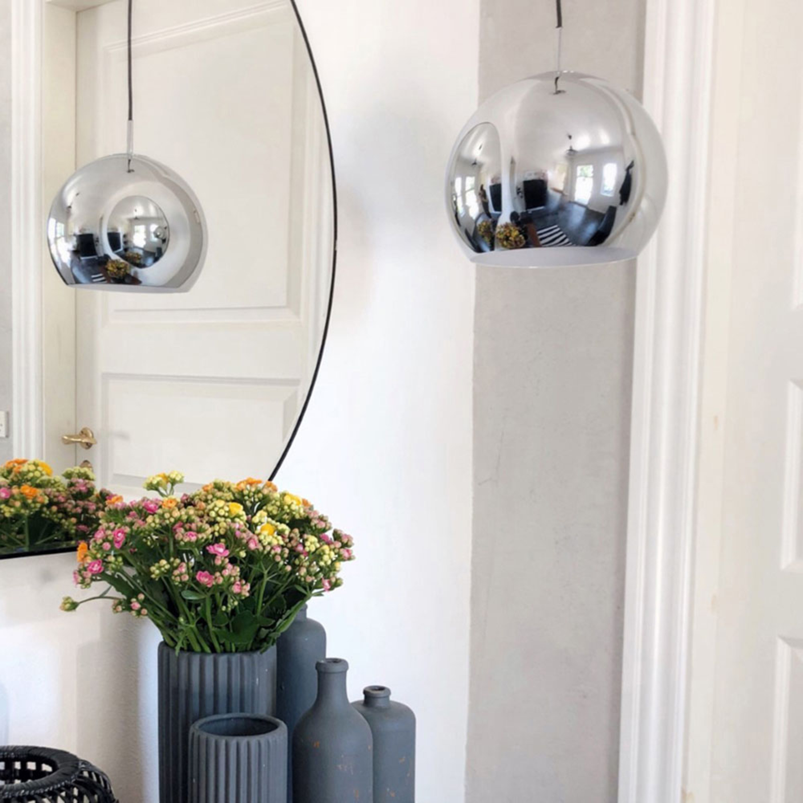 Ball Hanglamp Ø18 Glossy Chrome - Frandsen