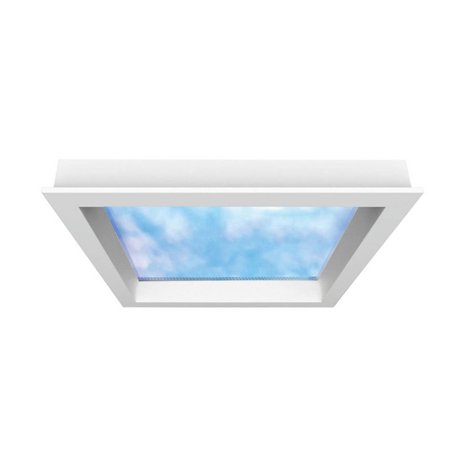 LED-panel Sky Window 60×60 cm med monteringsramme