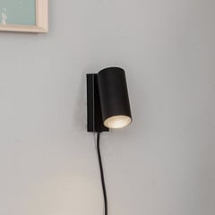 Nástenný ohrievač Mono I s konektorom, čierny