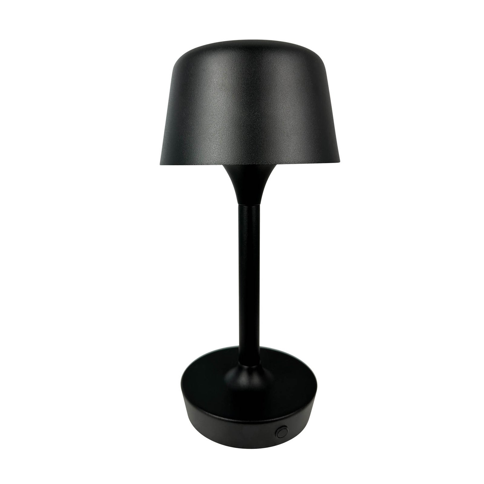 Dyberg Larsen LED table lamp Flow, black, height 25 cm