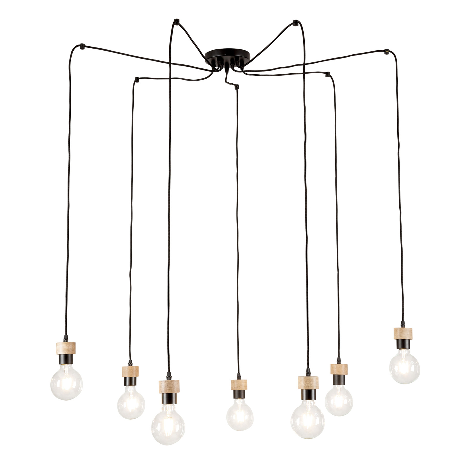 Envolight Merlo hanging light decentralised 7-bulb