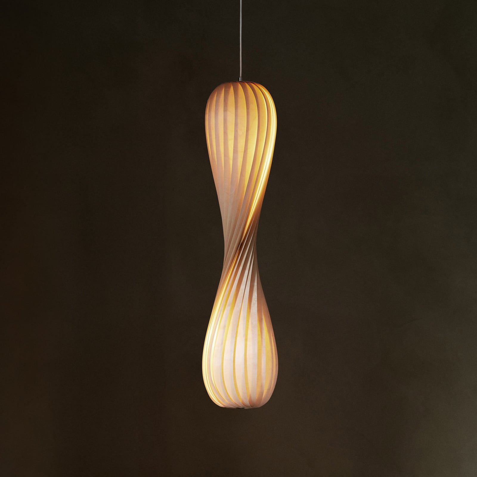 Lampada a sospensione Tom Rossau TR7, legno di betulla, altezza 112 cm, E27 Lampada a sospensione Tom Rossau TR7, legno di betulla, altezza 112 cm, E27