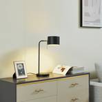 Lindby table lamp Kaida, black, metal