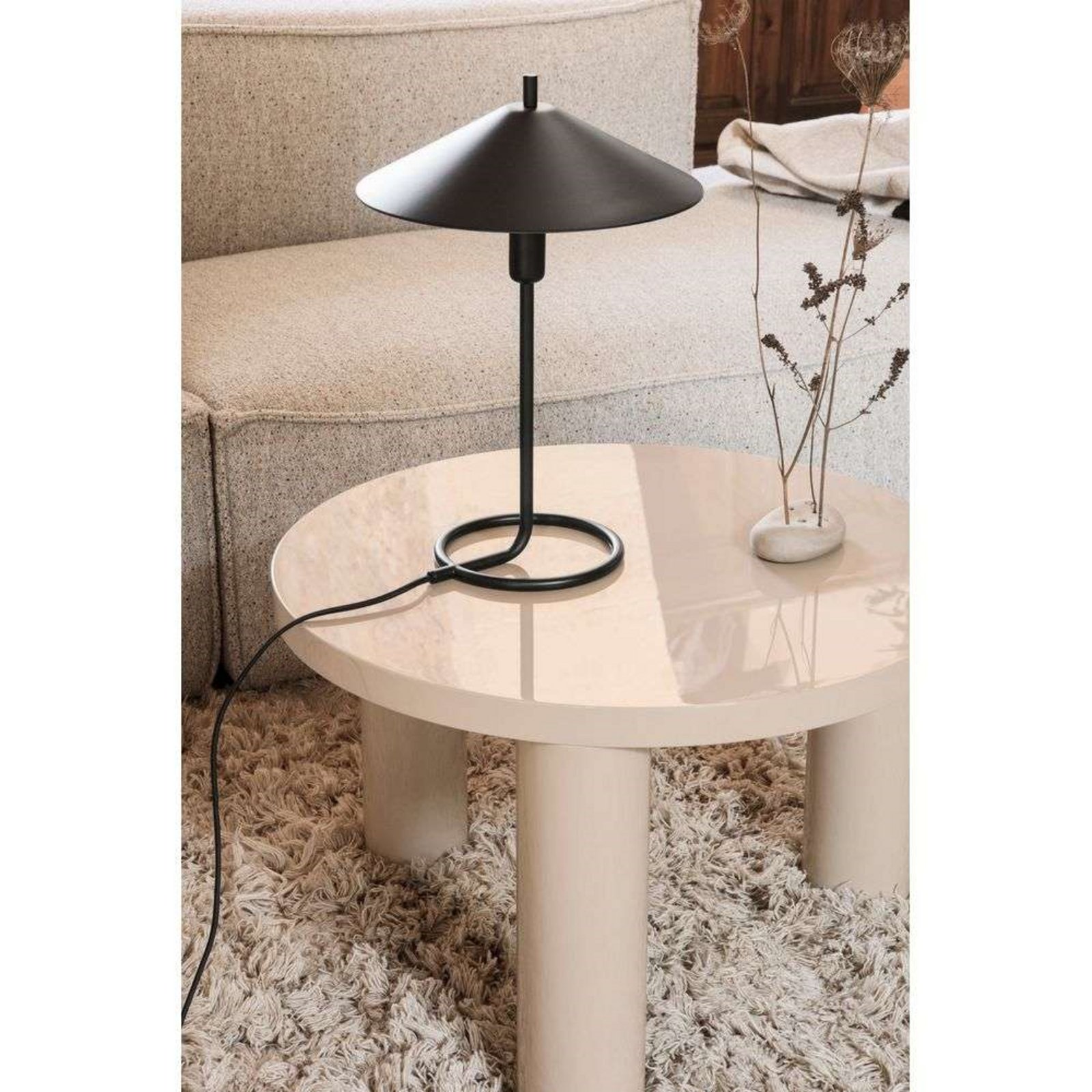 Filo Table Lamp Black/Black - Ferm Living